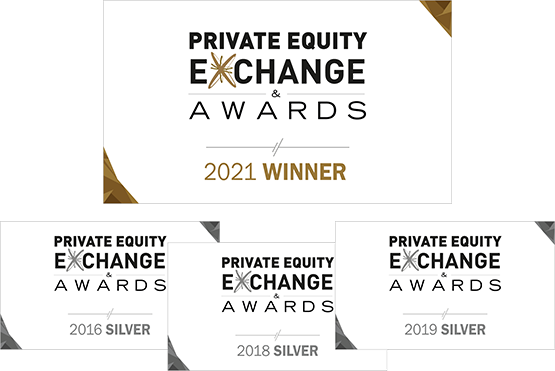 Private Equity Exchange Awards von 2016 bis 2021